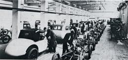 Austin Swallows being assembled at Foleshill in 1929